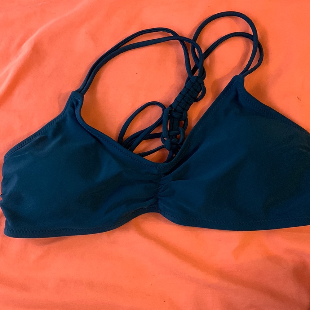 Navy blue swim top